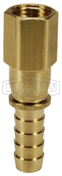 Female PTF-SAE Short Swivel x Hose Barb